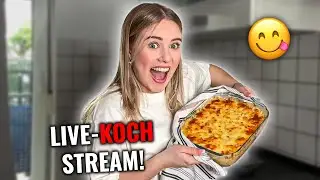 ICH MACHE EINEN NUDELAUFLAUF!😂🥘 (fast verkackt..) LIVE-KOCHSTREAM - Itsmisabell Stream Highlights