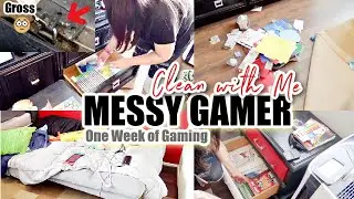CLEAN WITH ME :: BOYS ROOM :: CLEAN AND DECLUTTER 2021:: MESSY GAMER