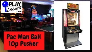Namco's Pac Man Ball 10p Coin Pusher has arrived at Play Leisure and it's AWESOME!