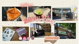 Study vlog 📒 | Food 🥤