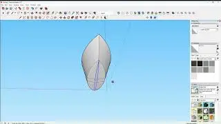 How to make a boat hull in sketchup, easy way, for beginners