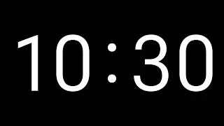 10 Minute and 30 Second Timer | Countdown Timer with Big Numbers | No Music