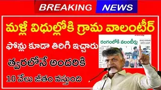 వాలంటీర్లను తీసుకున్న ప్రభుత్వం ap volunteer latest news | Ap Volunteers Salary |ap volunteer update