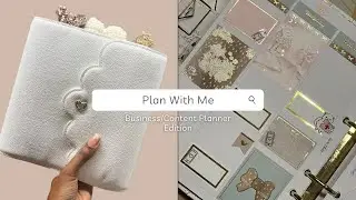 Plan With Me | Business/Content Planner Edition | Aura Estelle B6 Cloud