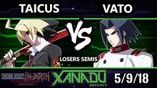 F@X 301 UNIST - Taicus (Hyde) Vs. Vato (Akatsuki) - Under Night In-Birth Losers Semis