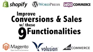 How to Improve eCommerce Conversions and Increase Sales: 9 eCommerce Functionalities You Must Have