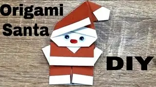 How to make 3d origami santa claus | 3d origami santa claus tutorial