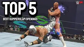 WWE 2K: Top 5 Best SummerSlam Opening Matches Ever