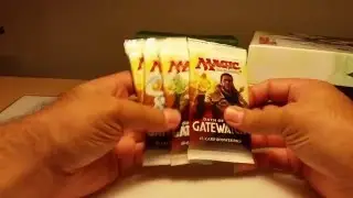 OPENING 4 MTG OATH OF THE GATEWATCH BOOSTER PACKS!