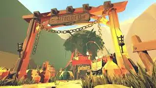 Unity task. 3d sound, animated camera, lights and character. +Fire particles effect