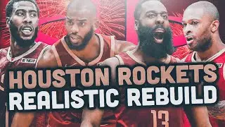 Getting CP3 2 RINGS?.. Houston Rockets Realistic Rebuild! NBA 2K19