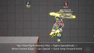Iron Giant -  Side Attack Grab & Cheesy Death | MultiVersus Combo