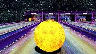 Planets of the Solar System. Bowling Game