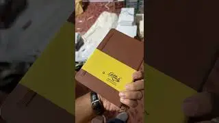 PU leather hardcover notebook by Mykitab | Made in Pakistan #planner #diary #moleskine #studywithme