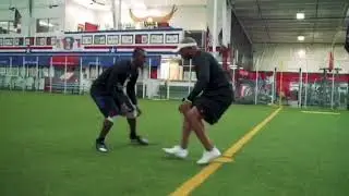 Pro DB JaCorey Shepherd w/ trainer Guru Clay Mack