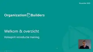 Holaspirit training 1 - welkom en overzicht