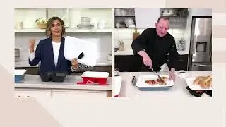 Henning Lee BBQ Prep Tray with Lid & Marinating Brush on QVC