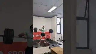 Power Clean-ing again 🧹 - The many sounds of a gym #trackandfield #athletics #sports #roadtorecovery