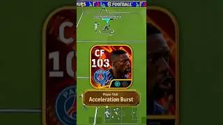 Ousmane Dembele's acceleration burst skill works 100% on Efootball #dembele #accelerationburst