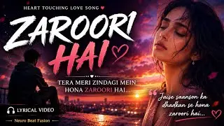 Zaroori Hai ❤️ | Romantic Hindi Love Song | Official Music Video