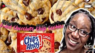 First Time Making Fried Chips Ahoy Cookies | Mama Weesie