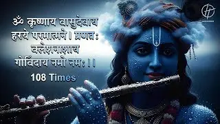 Om Krishnaya Vasudevaya Haraye Paramatmane | Powerful Auspicious Krishna Mantra 108 Times