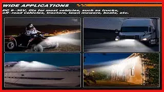 Great product -  Zmoon 12 Inch LED Light Bar 264W, IP67 Waterproof Five Rows Spot & Flood Combo Beam