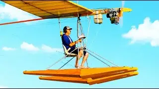 The homemade foam and wood aircraft that costs less than a thousand dollars