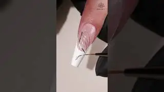 Metal Silver Butterfly French Nail Art | BORN PRETTY