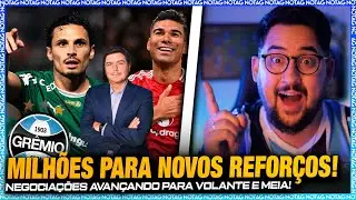 🚨NOVIDADE SOBRE REFORÇOS NO GRÊMIO! A GRANDE QUANTIA MILIONÁRIA QUE CHEGARÁ PARA CONTRATAÇÕES!