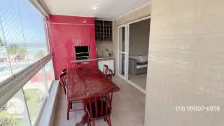 🌅 Apartamento Pé na Areia em Bertioga | 3 Dormitórios e Sacada Gourmet