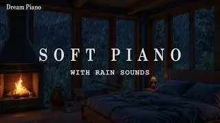 Peaceful Piano Music with Rain Sounds to Reduce Anxiety & Heal the Mind 🌧️🎹 Relaxation, Meditation