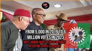 From 5,000 Votes in 2019 to 6 Million Votes in 2023: Why Labour Party is DEAD Without Peter Obi 
