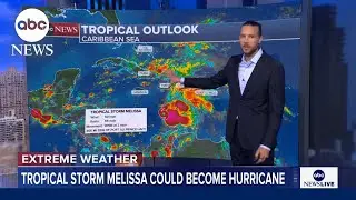 Tropical Storm Melissa takes aim on Caribbean