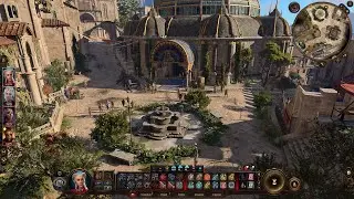 Baldur's Gate 3 Rog Ally Act 3 City Performance Test (18 Watt Unplugged and 30 Watt Turbo Plugged)