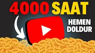 KOLAYCA YOUTUBE PARA KAZANMA AKTİFLEŞTİRME 🔥1000 Abone 4000 Saat İzlenme Nasıl Yapılır?