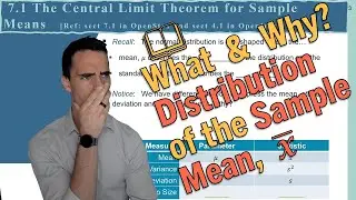 Sample Mean, xbar Normal Distribution (sect7.1)