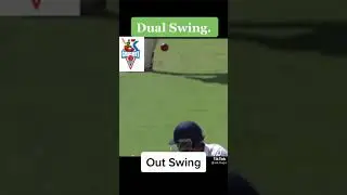 James Anderson reverse swing delivery..
