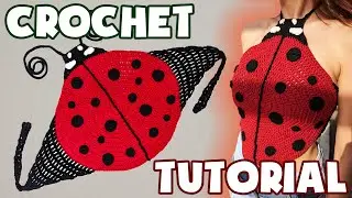 LadyBug Top | Crochet Tutorial🐞
