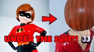 Latex Elastigirl (Mrs. Incredible) Suit Tease! 👀 Just a Little Unzip&hellip;