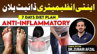 7 Days Anti-Inflammatory Meal Plan for Healing & Weight Loss | Weight Loss Diet Plan by Dr. Zac