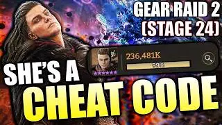 Eivor DOMINATES Gear Raid 2 Stage 24! Full Showcase ⁂ Watcher of Realms