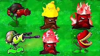 PVZ Fusion 2.1.3 (PVZ RH) - CUSTOMIZE MAP ULTIMATE MACHINE GATLING PEA & HOT TORCHWOOD