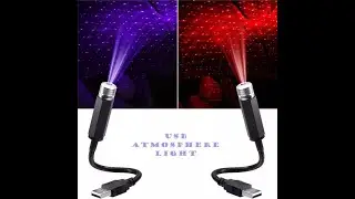 Car Night Light LED Galaxy Light Projector USB Powered Galaxy Star Projector Lamp
