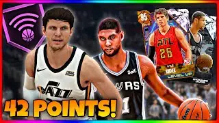 Pink Diamond KYLE KORVER 42 PTS! Tim Duncan 21 REBS! BEST MyTEAM Salary Cap Lineup NBA2K24