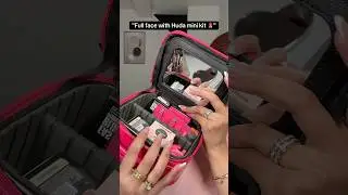 Full face with ​⁠@Hudabeauty mini Kit #makeup #hudabeauty #fullfacemakeup #minimakeup #fyp