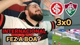 INTERNACIONAL ENCERRA INVENCIBILIDADE DO FLU!! REACT MELHORES MOMENTOS INTERNACIONAL 3X0 FLUMINENSE