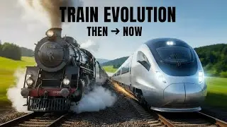 Train Evolution: From Steam to Super Speed (Then &rarr; Now)