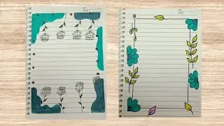 Creative Assignment Design / Journal Cover Ideas / Easy Front Page Design