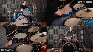 Drum Workshop Mini Pro and PDP New Yorker hands-on demo for Rhythm Magazine
